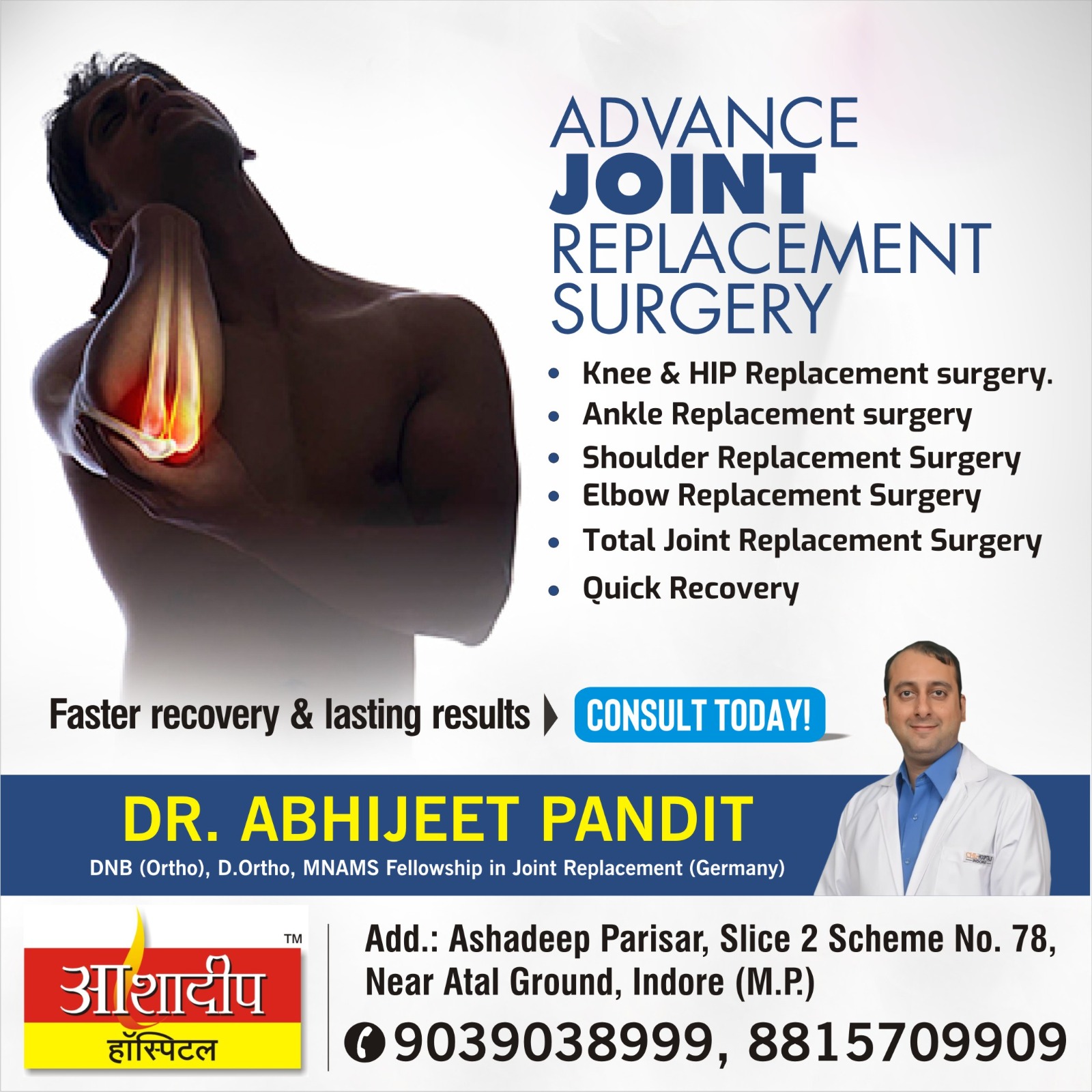 Best Joint Replacement Surgeon in Indore