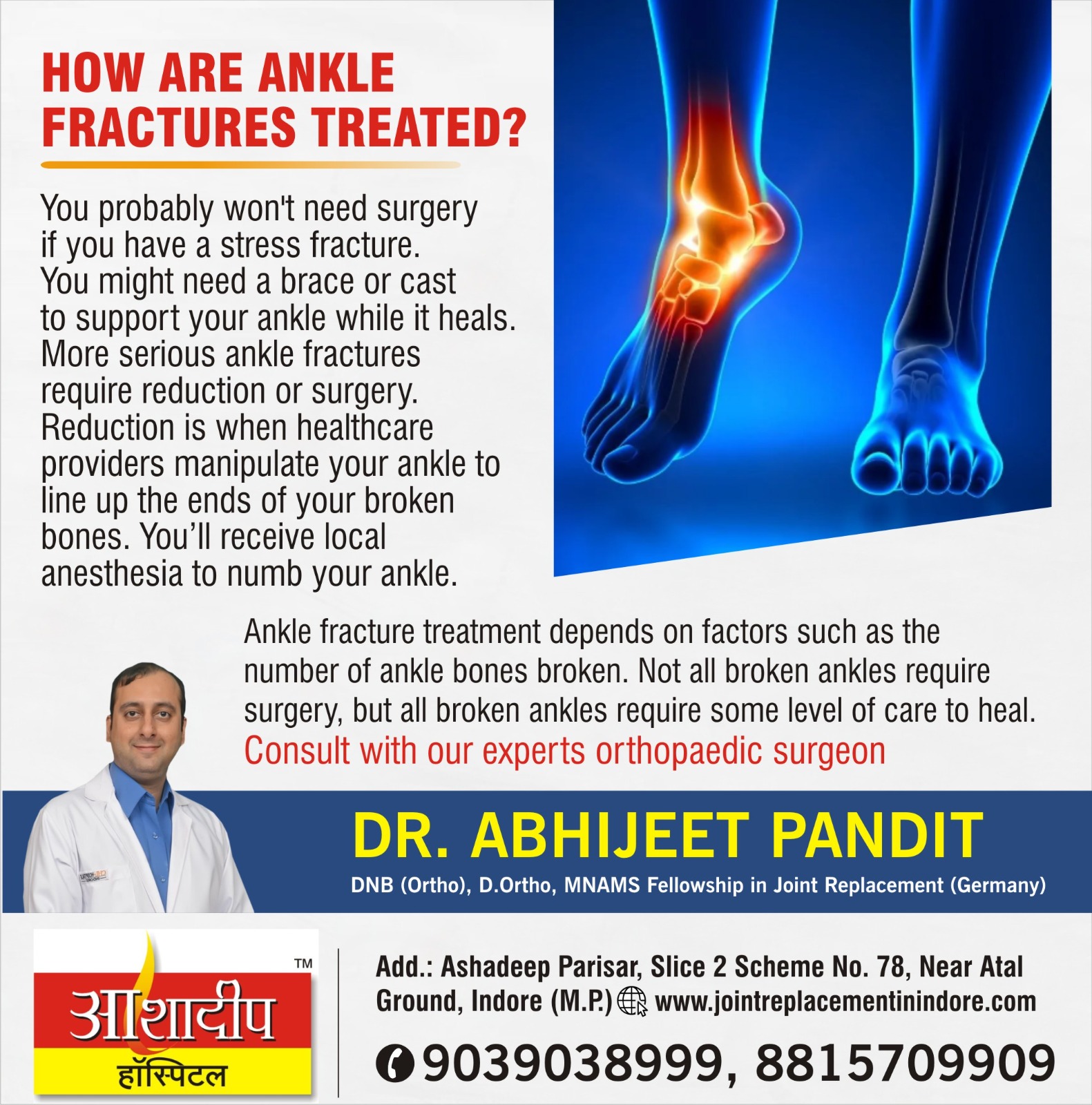 Top 10 Orthopedic Surgeon in Indore