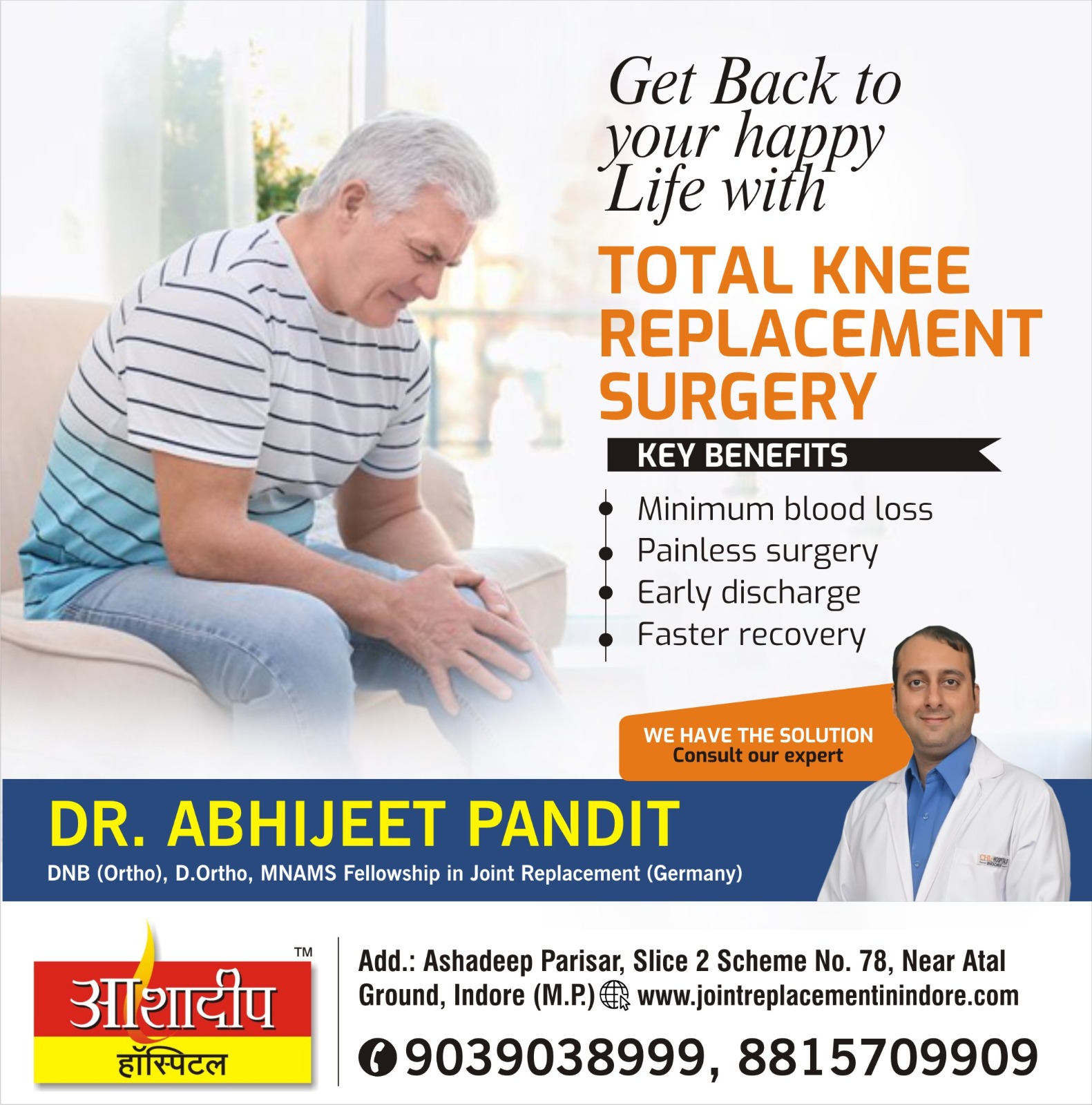 Top 10 Total Knee Replacement Surgeon In Indore