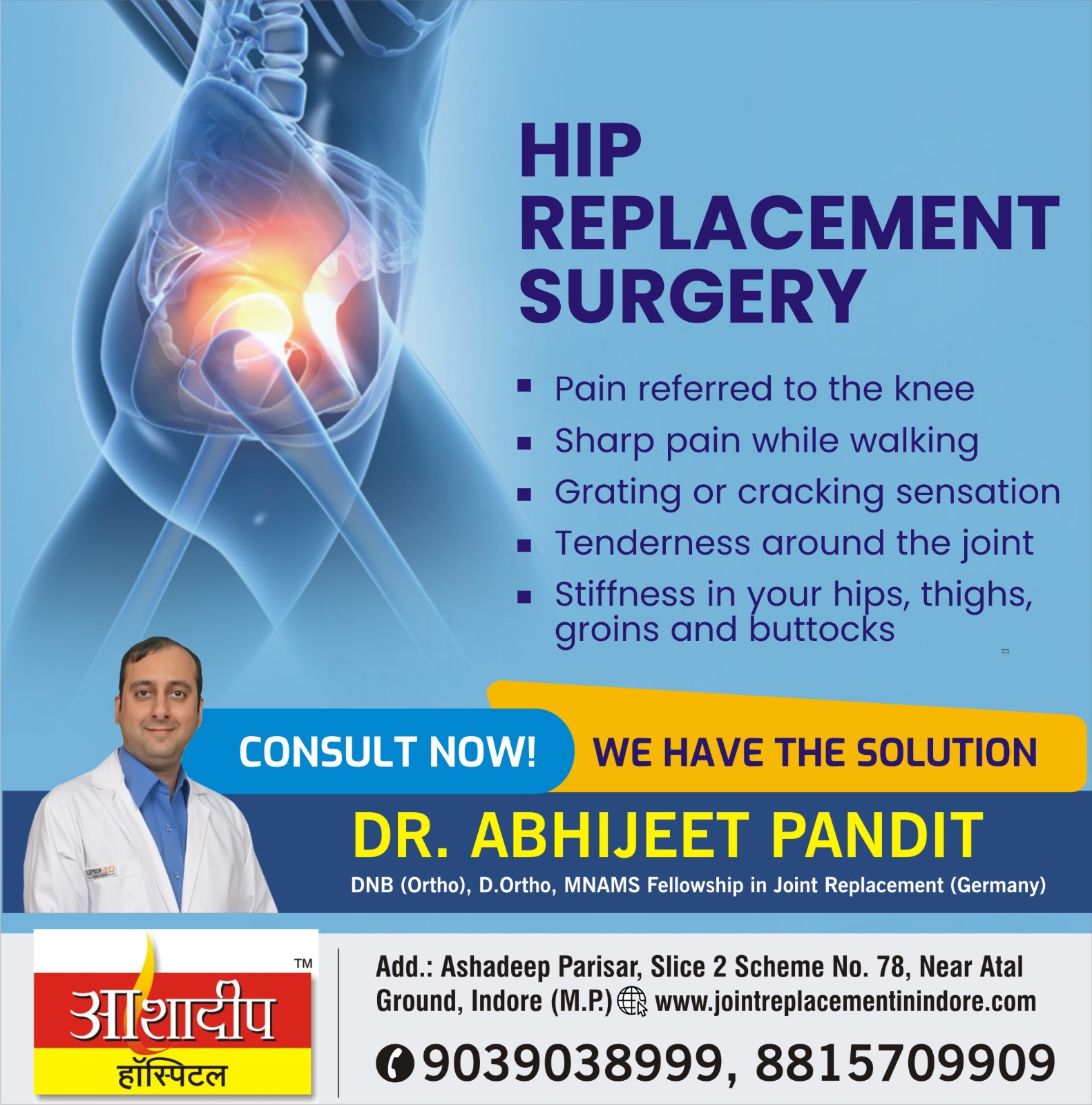 Best Hip Replacement Surgeon in Indore