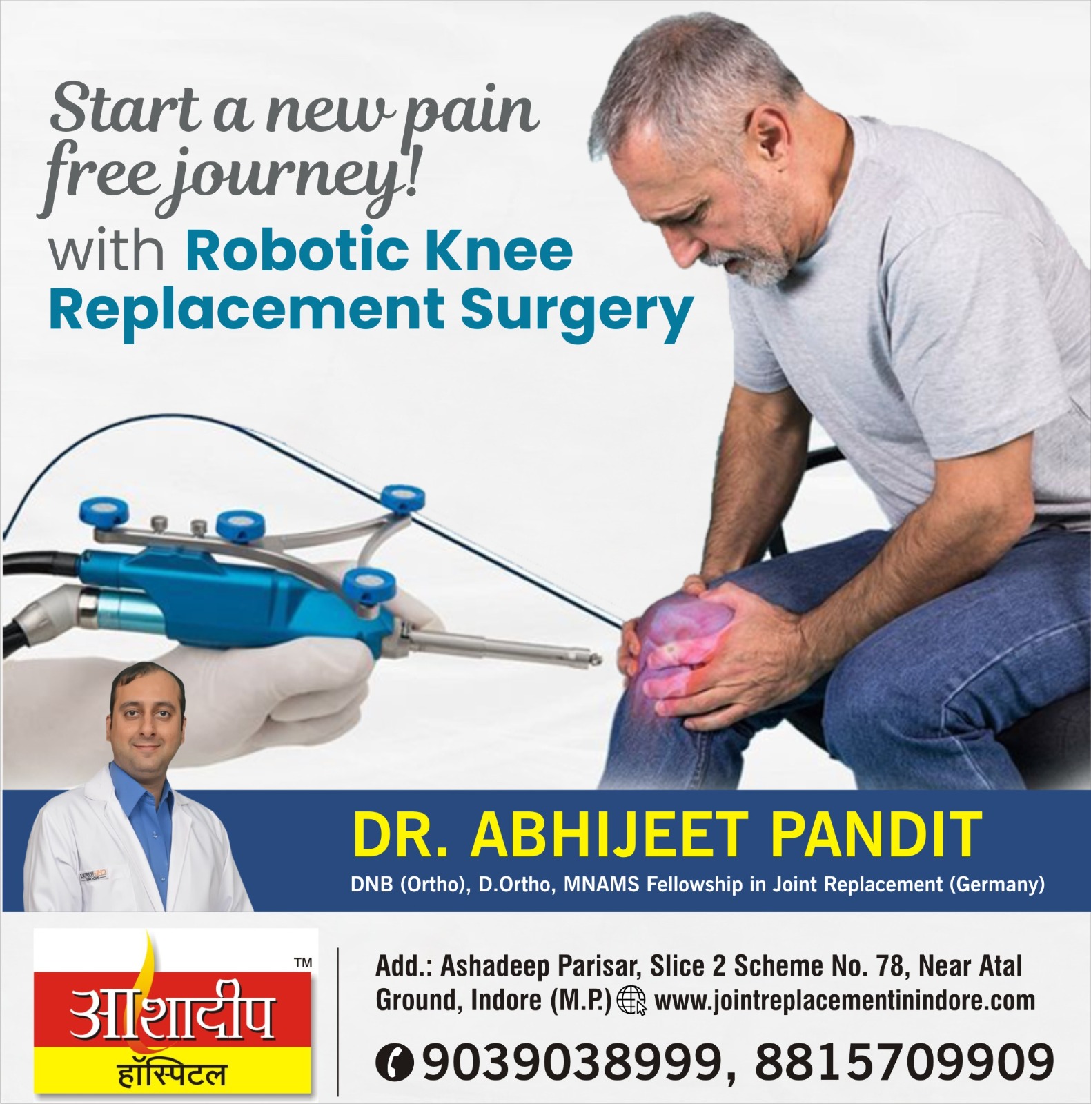 Best Robotic Knee Replacement Surgeon in Indore