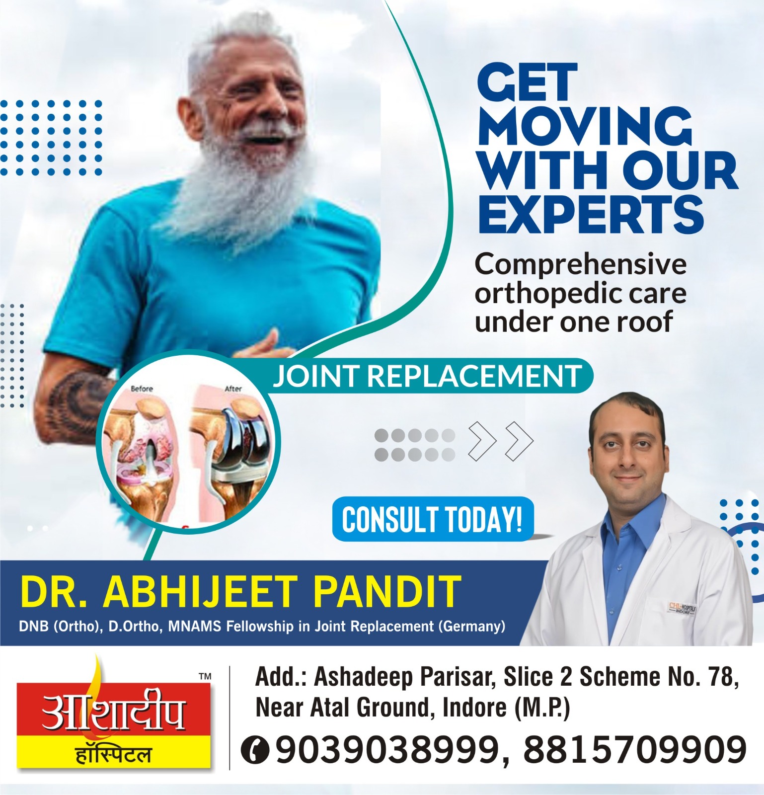 Best Joint Replacement Surgeon in Indore