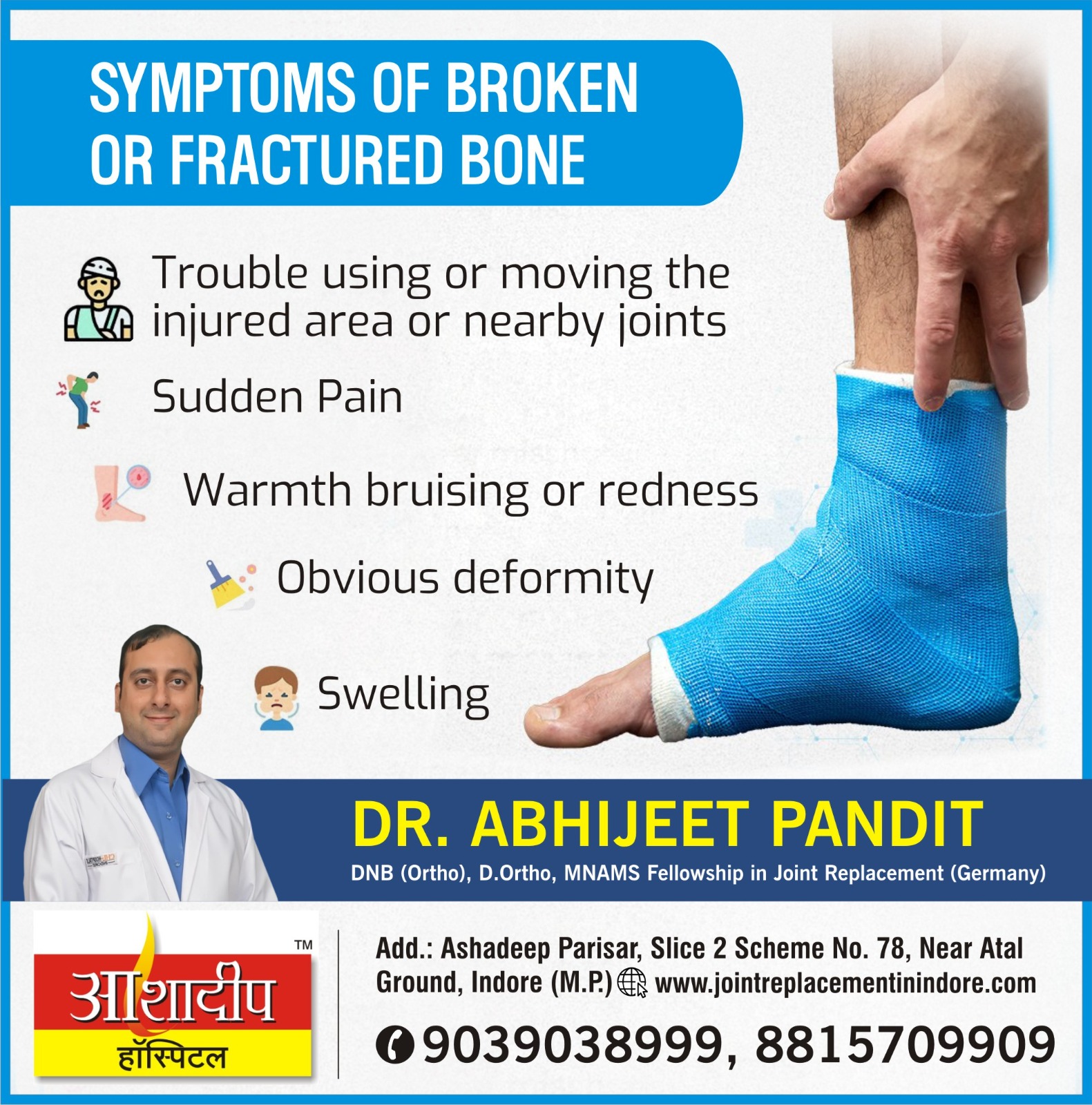 Best Ankle Sprain Specialist in Indore