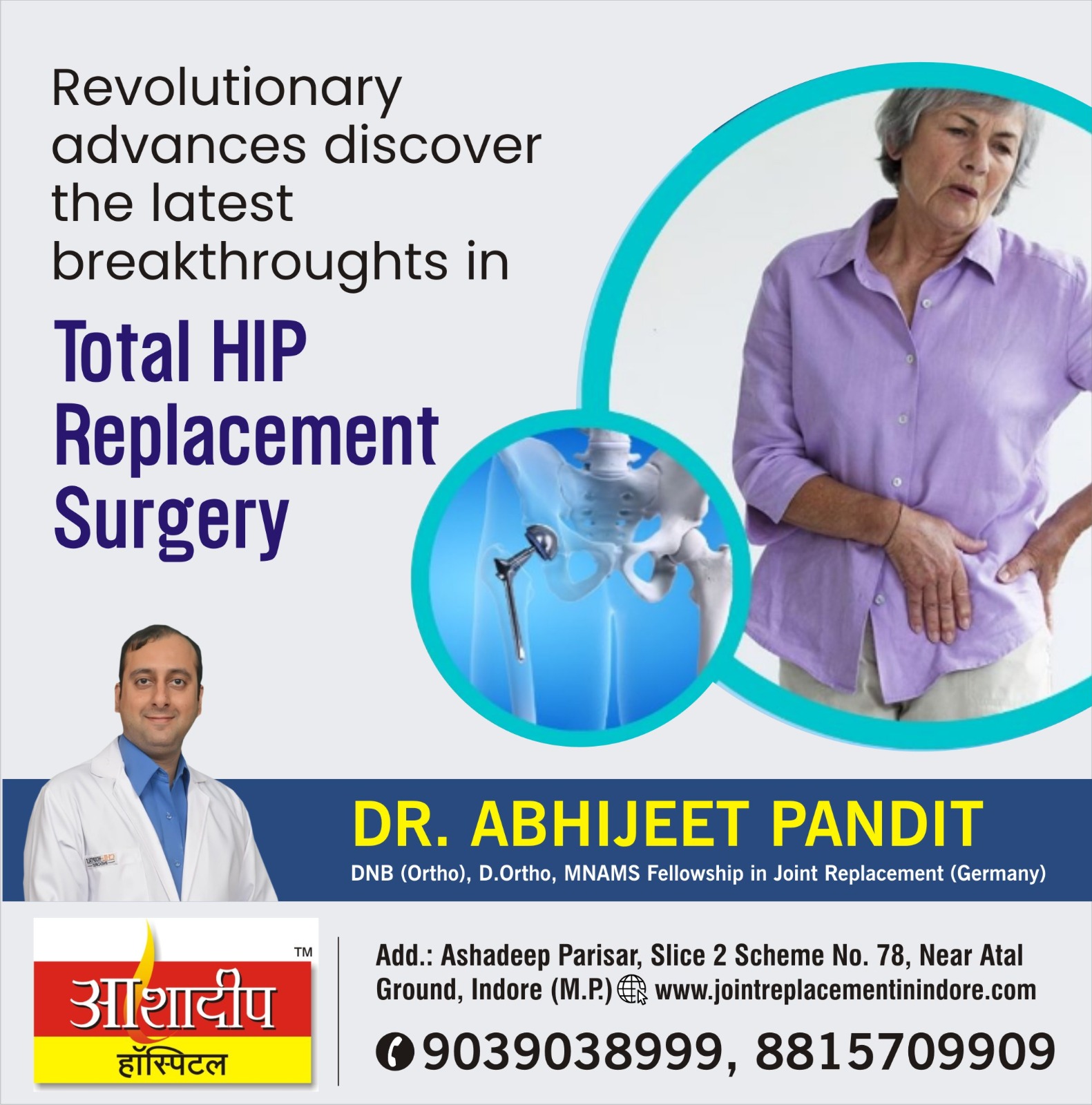 Best Total Hip Replacement Surgeon in Indore