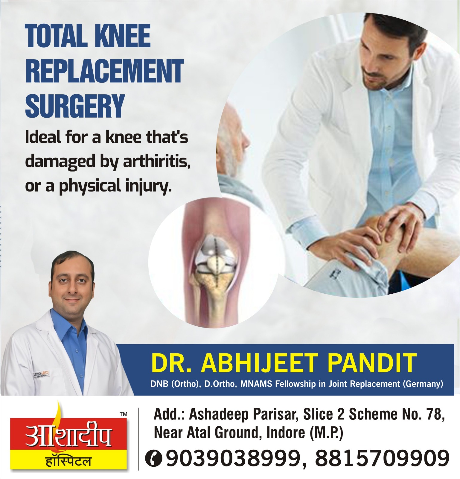 Best Total Knee Replacement Surgeon in Indore