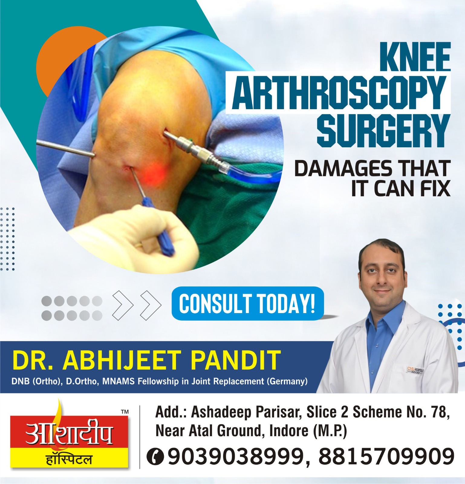 Arthroscopy Surgeon in Indore