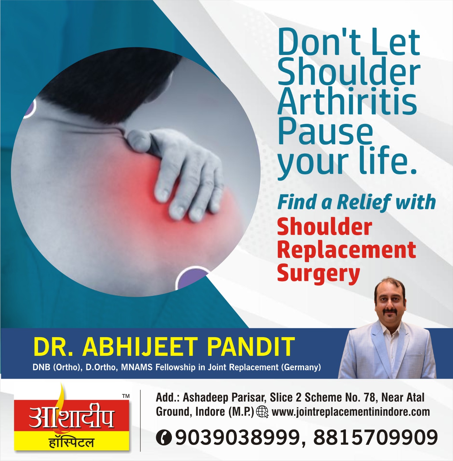 Best Shoulder Arthritis Specialist In Indore