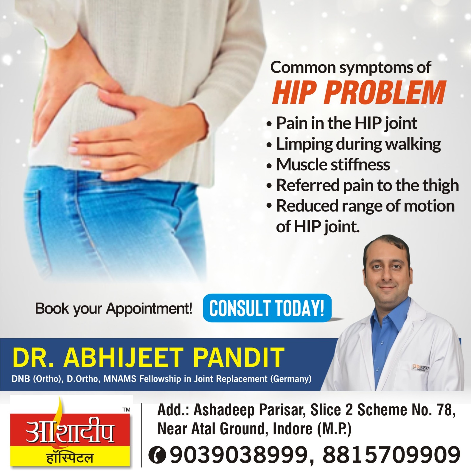 Best Total Hip Replacement Surgeon In Indore