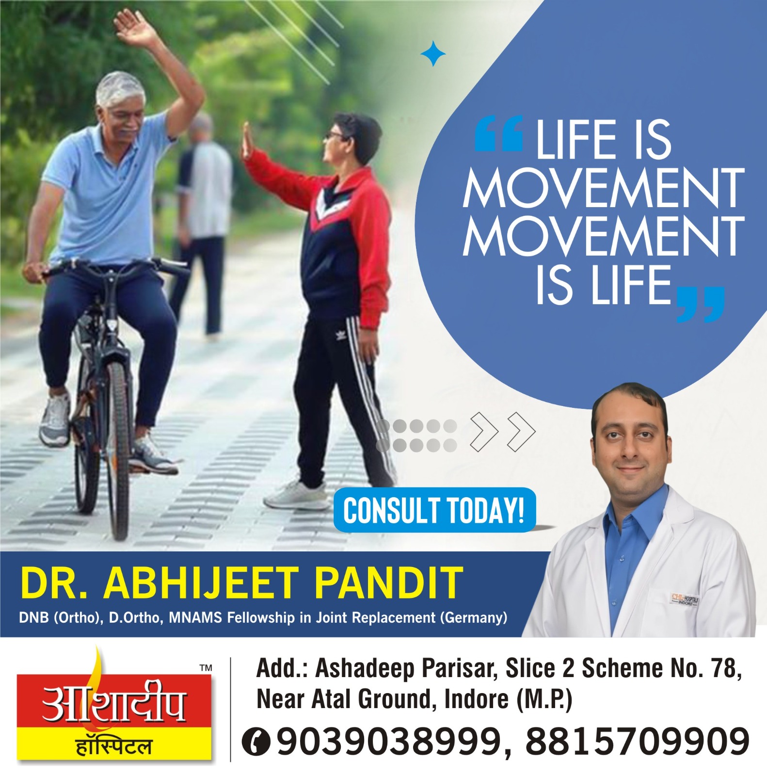 Best Joint Replacement Surgeon in Indore